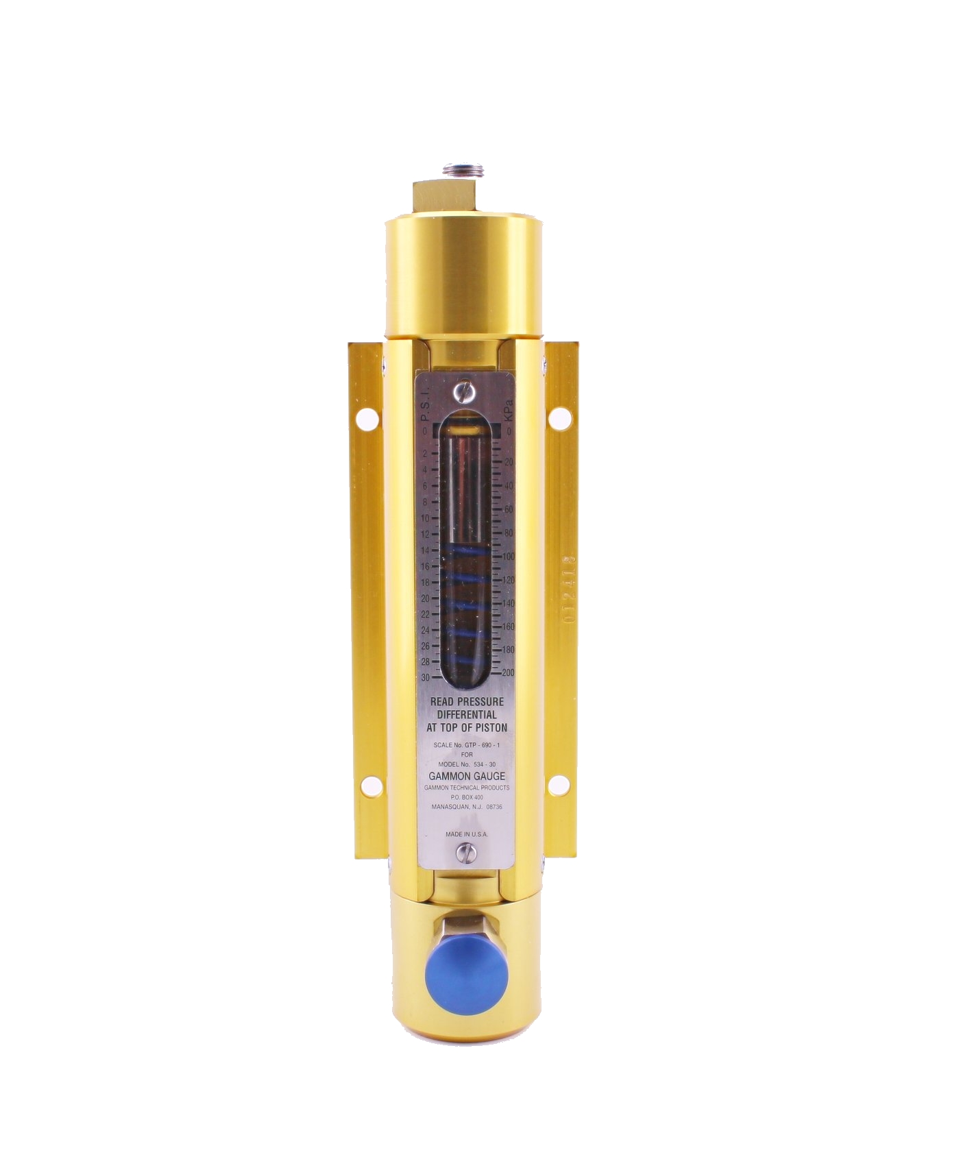 Differential pressure gauge GTP